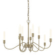 Hubbardton Forge 2014 Soft Gold Lisse 10 Arm Chandelier