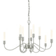 Hubbardton Forge 2014 Sterling Lisse 10 Arm Chandelier