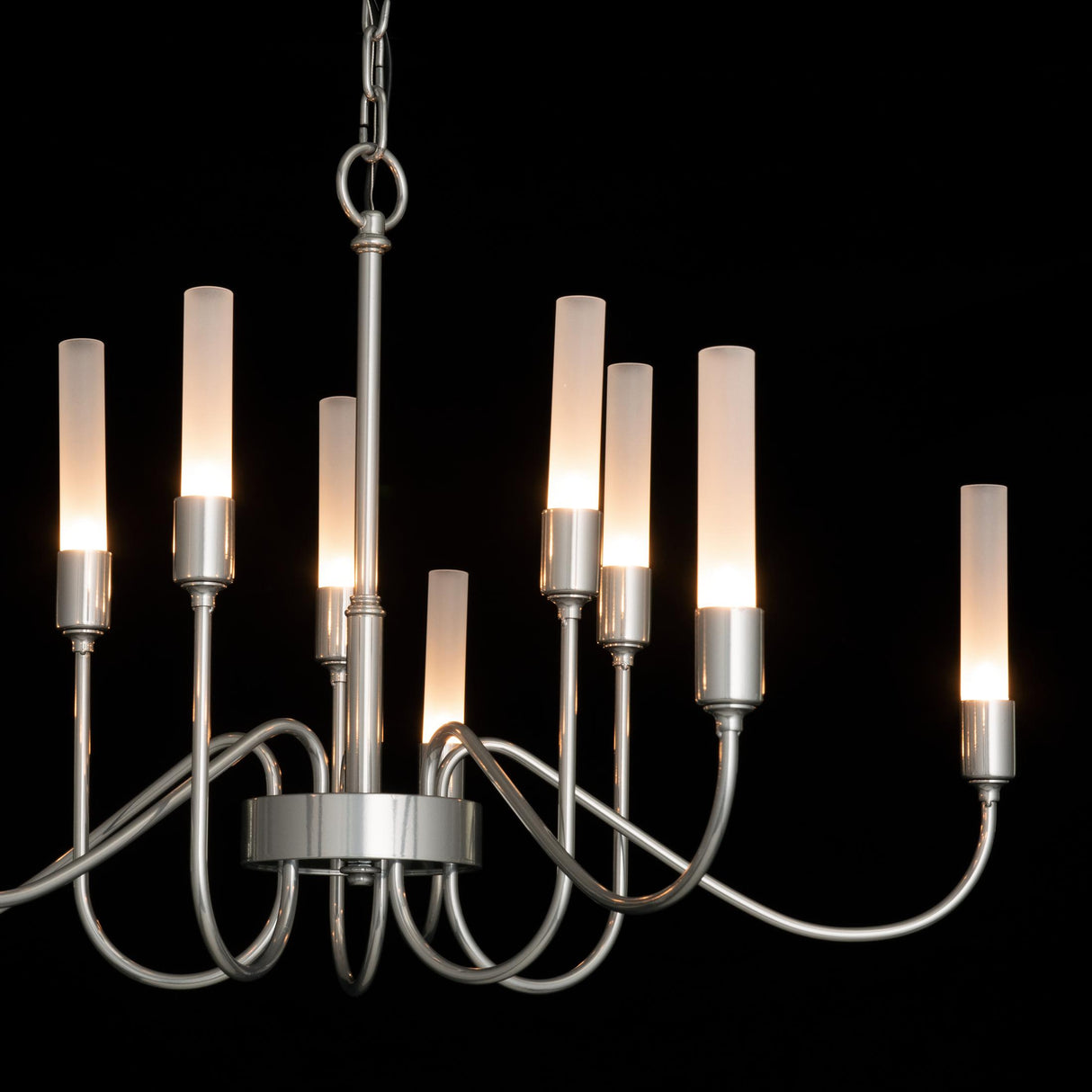 Hubbardton Forge 2014 Sterling Lisse 10 Arm Chandelier