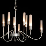 Hubbardton Forge 2014 Sterling Lisse 10 Arm Chandelier