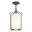 Hubbardton Forge 2020 Bronze Opal Glass (GG) Bow Semi-Flush