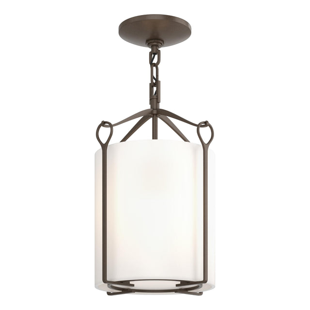 Hubbardton Forge 2020 Bronze Opal Glass (GG) Bow Semi-Flush