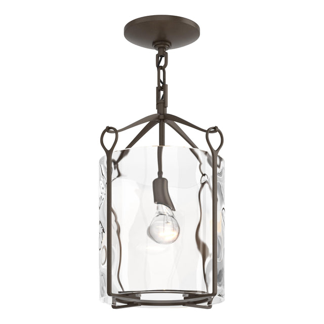 Hubbardton Forge 2020 Bronze Water Glass (LL) Bow Semi-Flush