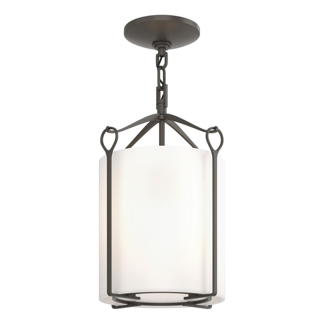 Hubbardton Forge 2020 Dark Smoke Opal Glass (GG) Bow Semi-Flush