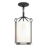 Hubbardton Forge 2020 Black Opal Glass (GG) Bow Semi-Flush