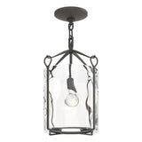 Hubbardton Forge 2020 Natural Iron Water Glass (LL) Bow Semi-Flush