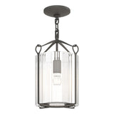 Hubbardton Forge 2020 Natural Iron Clear Glass (ZM) Bow Semi-Flush