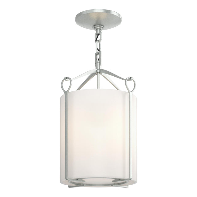 Hubbardton Forge 2020 Vintage Platinum Opal Glass (GG) Bow Semi-Flush