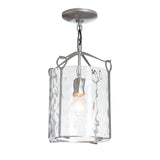 Hubbardton Forge 2020 Vintage Platinum Water Glass (LL) Bow Semi-Flush