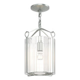 Hubbardton Forge 2020 Vintage Platinum Clear Glass (ZM) Bow Semi-Flush