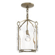 Hubbardton Forge 2020 Soft Gold Water Glass (LL) Bow Semi-Flush