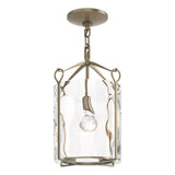 Hubbardton Forge 2020 Soft Gold Water Glass (LL) Bow Semi-Flush