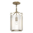 Hubbardton Forge 2020 Soft Gold Clear Glass (ZM) Bow Semi-Flush
