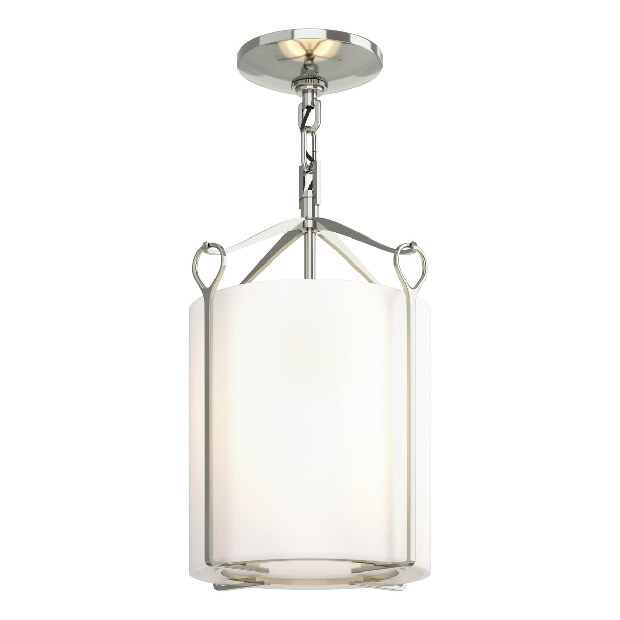 Hubbardton Forge 2020 Sterling Opal Glass (GG) Bow Semi-Flush