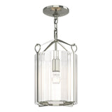 Hubbardton Forge 2020 Sterling Clear Glass (ZM) Bow Semi-Flush