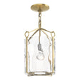 Hubbardton Forge 2020 Modern Brass Water Glass (LL) Bow Semi-Flush