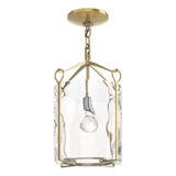 Hubbardton Forge 2020 Modern Brass Water Glass (LL) Bow Semi-Flush