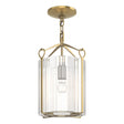 Hubbardton Forge 2020 Modern Brass Clear Glass (ZM) Bow Semi-Flush