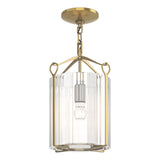 Hubbardton Forge 2020 Modern Brass Clear Glass (ZM) Bow Semi-Flush