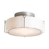 Hubbardton Forge 2020 Vintage Platinum Opal Glass (GG) Bow Large Semi-Flush