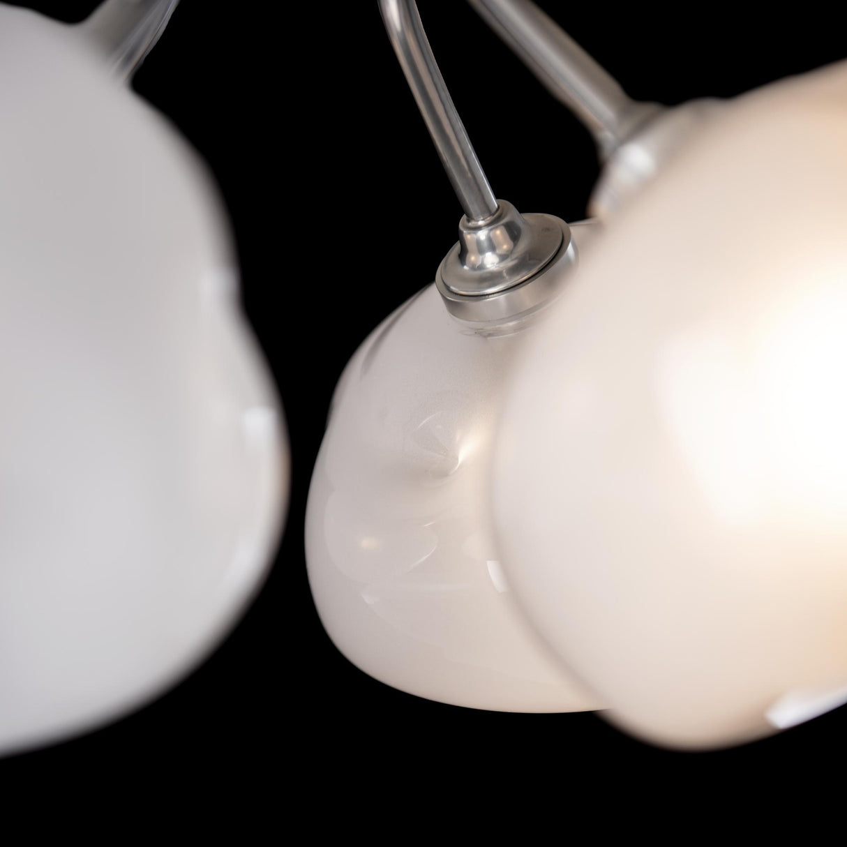 Hubbardton Forge 2022 Sterling Frosted Glass (FD) Ume 4-Light Semi-Flush