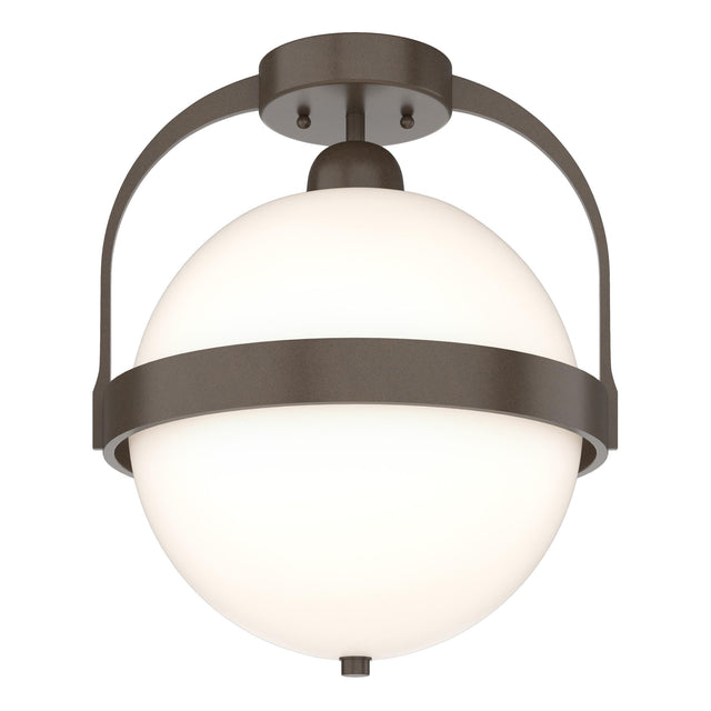 Hubbardton Forge 2022 Bronze Opal Glass (GG) Atlas Semi-Flush