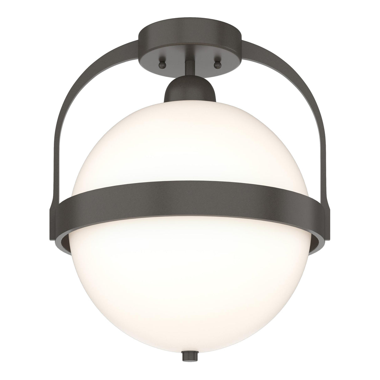 Hubbardton Forge 2022 Dark Smoke Opal Glass (GG) Atlas Semi-Flush