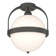 Hubbardton Forge 2022 Natural Iron Opal Glass (GG) Atlas Semi-Flush