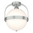 Hubbardton Forge 2022 Vintage Platinum Opal Glass (GG) Atlas Semi-Flush