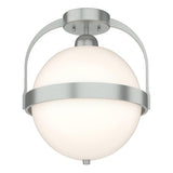 Hubbardton Forge 2022 Vintage Platinum Opal Glass (GG) Atlas Semi-Flush