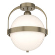 Hubbardton Forge 2022 Soft Gold Opal Glass (GG) Atlas Semi-Flush