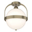 Hubbardton Forge 2022 Soft Gold Opal Glass (GG) Atlas Semi-Flush