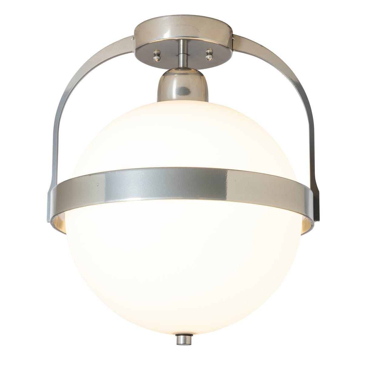 Hubbardton Forge 2022 Sterling Opal Glass (GG) Atlas Semi-Flush