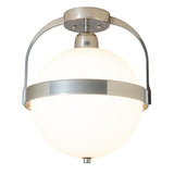 Hubbardton Forge 2022 Sterling Opal Glass (GG) Atlas Semi-Flush