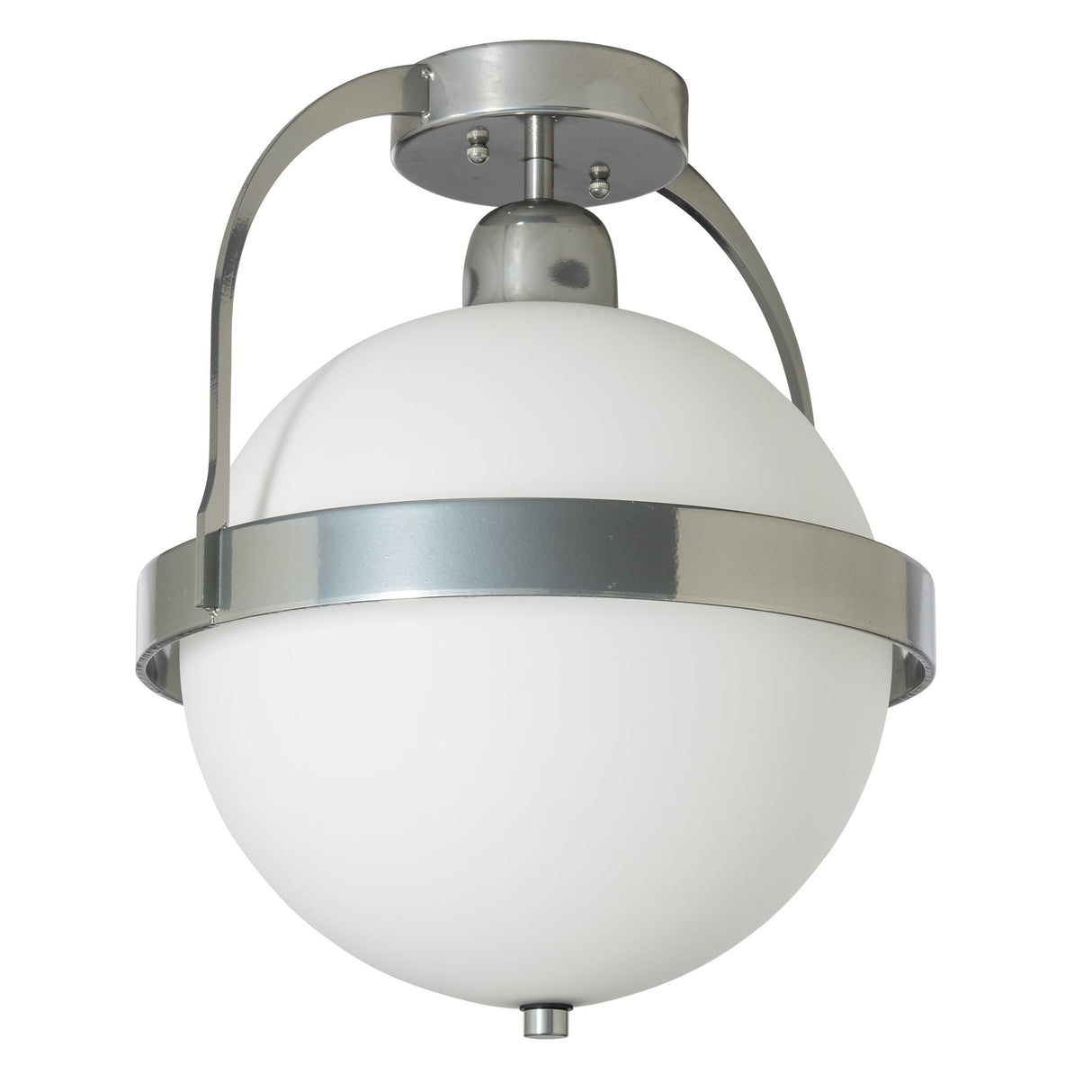Hubbardton Forge 2022 Sterling Opal Glass (GG) Atlas Semi-Flush