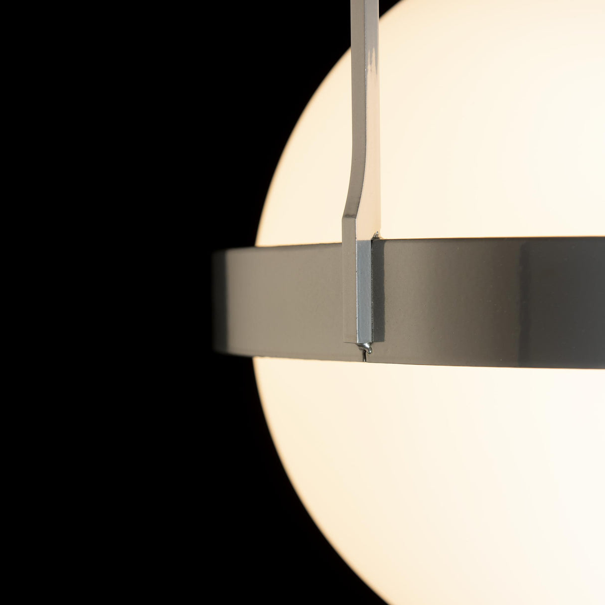 Hubbardton Forge 2022 Sterling Opal Glass (GG) Atlas Semi-Flush