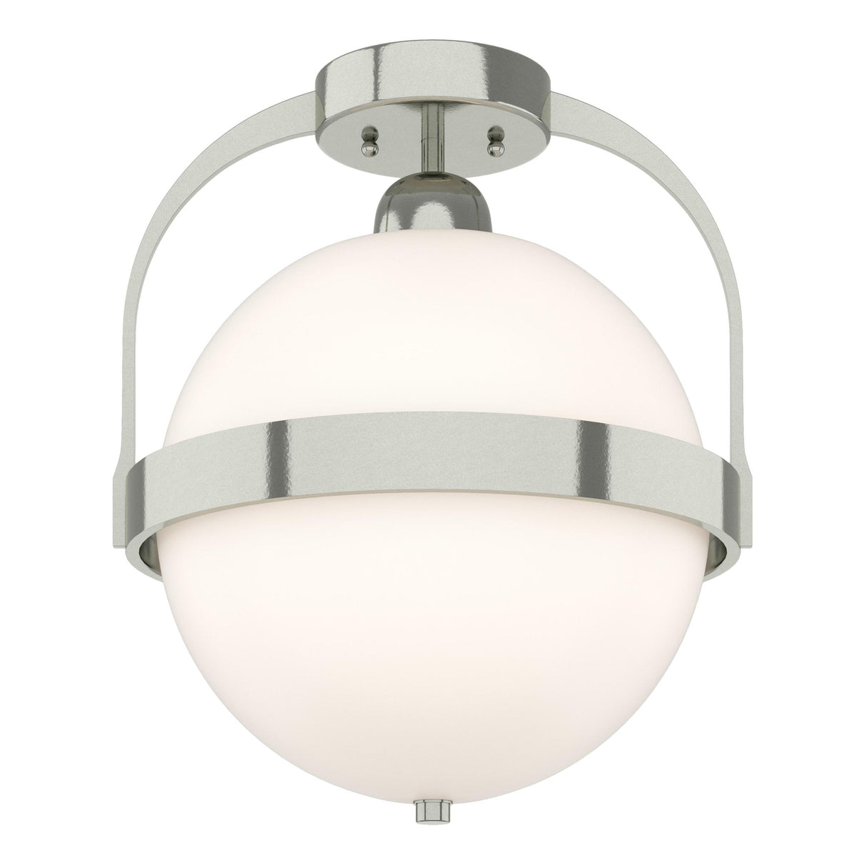 Hubbardton Forge 2022 Sterling Opal Glass (GG) Atlas Semi-Flush