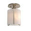 Hubbardton Forge 2007 Soft Gold Opal Glass (GG) Exos Round Semi-Flush