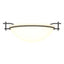 Hubbardton Forge 2002 Natural Iron Opal Glass (GG) Moonband Semi-Flush