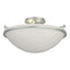 Hubbardton Forge 2004 Vintage Platinum Opal Glass (GG) Plain Large Semi-Flush