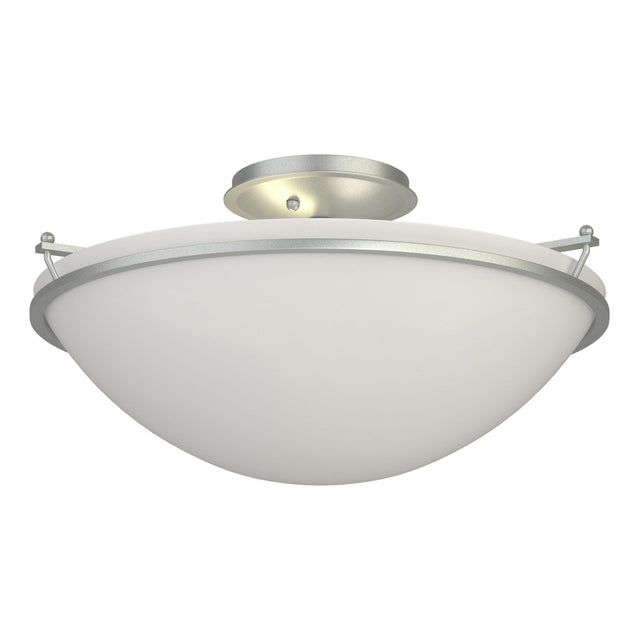 Hubbardton Forge 2004 Vintage Platinum Opal Glass (GG) Plain Large Semi-Flush