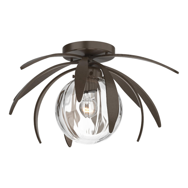Hubbardton Forge 2020 Bronze Water Glass (LL) Dahlia Semi-Flush