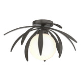 Hubbardton Forge 2020 Dark Smoke Opal Glass (GG) Dahlia Semi-Flush