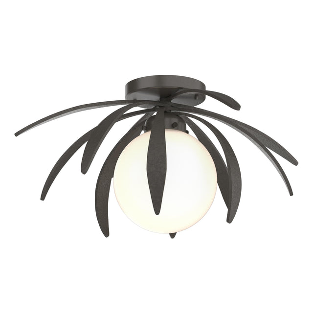 Hubbardton Forge 2020 Dark Smoke Opal Glass (GG) Dahlia Semi-Flush