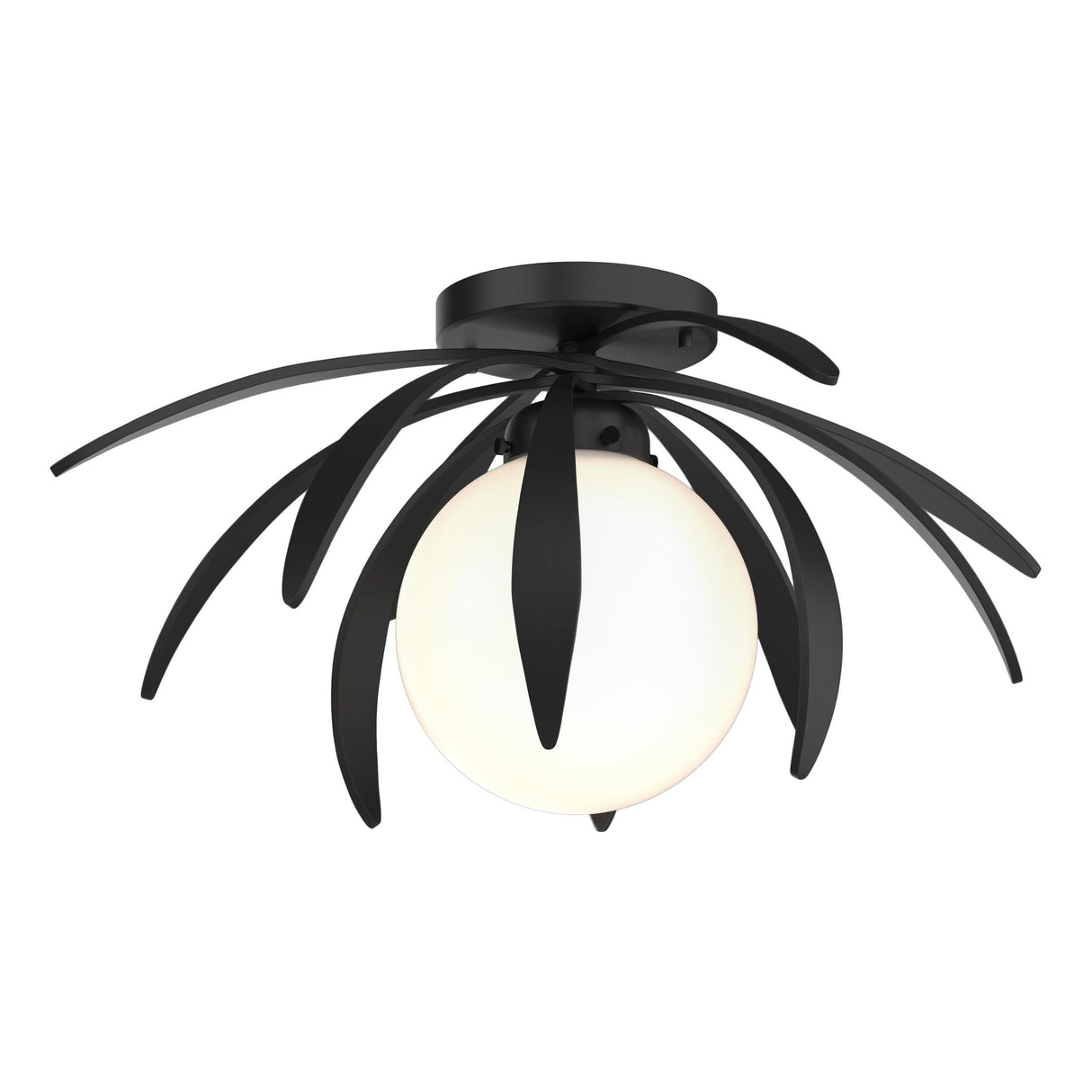 Hubbardton Forge 2020 Black Opal Glass (GG) Dahlia Semi-Flush