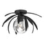 Hubbardton Forge 2020 Black Water Glass (LL) Dahlia Semi-Flush