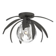 Hubbardton Forge 2020 Natural Iron Water Glass (LL) Dahlia Semi-Flush