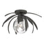 Hubbardton Forge 2020 Natural Iron Water Glass (LL) Dahlia Semi-Flush