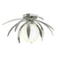 Hubbardton Forge 2020 Sterling Opal Glass (GG) Dahlia Semi-Flush