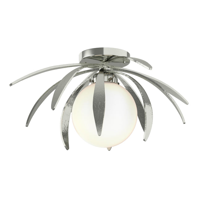Hubbardton Forge 2020 Sterling Opal Glass (GG) Dahlia Semi-Flush